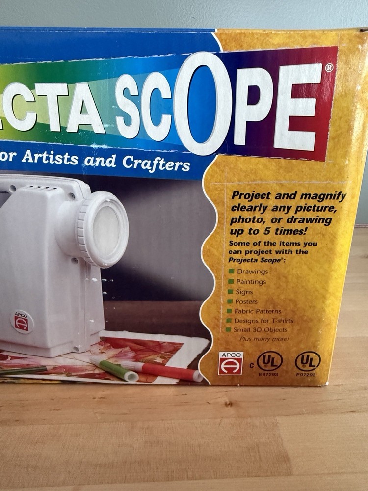 APCO Projectascope – Working – Original Box & User Guide Model PJ768