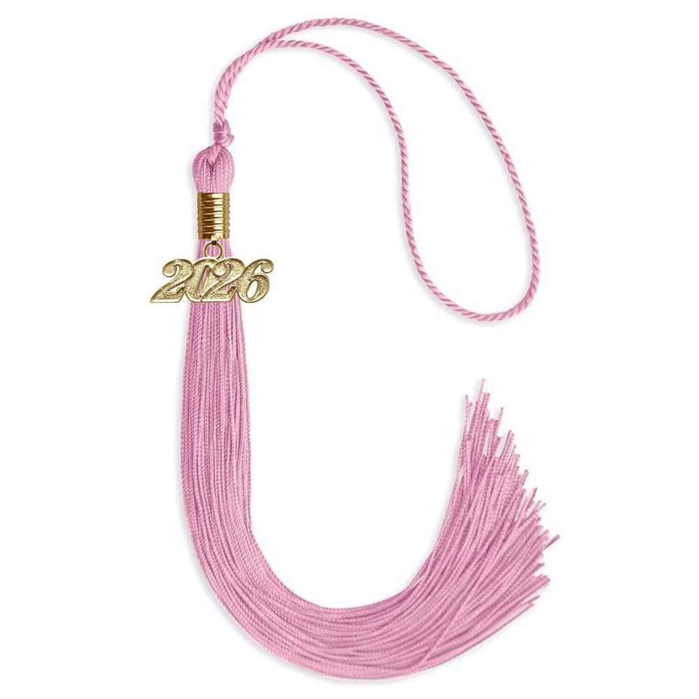 Endea Graduation Pink Tassel With Gold Date Drop