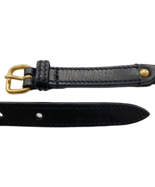 MIU MIU Chain belt black