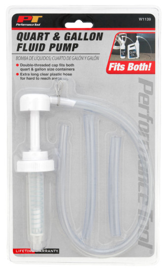 Performance Tool W1139 Quart/Gallon Fluid Pump (New Design) - Quart/Gallon Fl...