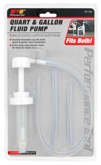 Performance Tool W1139 Quart/Gallon Fluid Pump (New Design) - Quart/Gallon Fl...