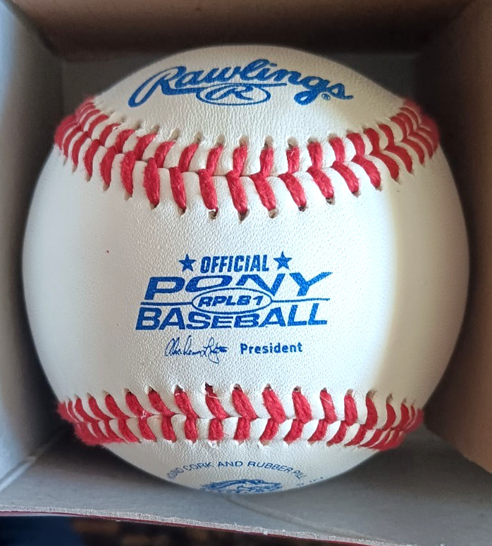 12 Rawlings RPLB1 Official Pony League Baseballs Brand New And Sealed - 1 Open