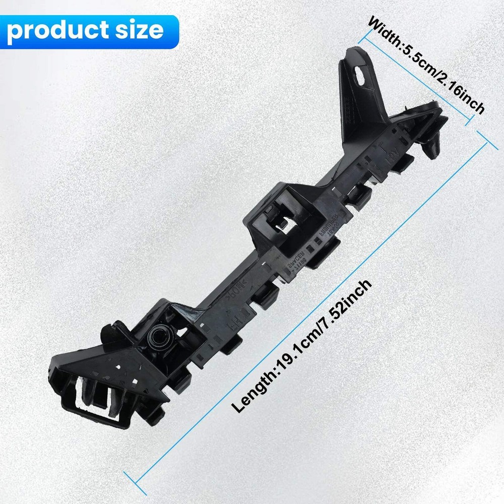 Front Bumper Retainer Bracket Left Right Pair Beam Mount Support For Honda Fit/J