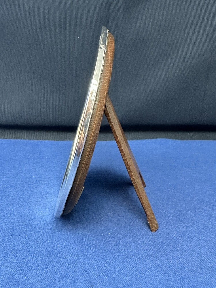 BIRMINGHAM 1922 ROUND STERLING PICTURE FRAME