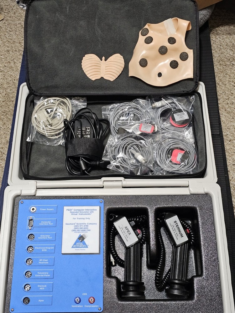 Guamard PEDI Computer Interactive Neonatal Simulator W Virtual Instruments
