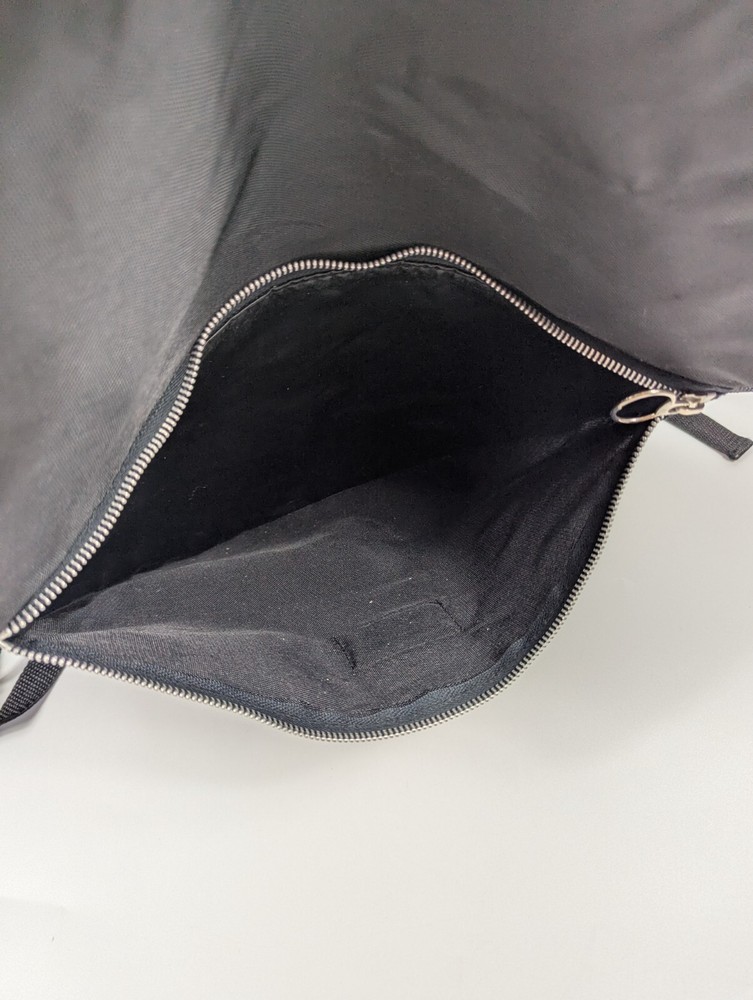 Gitano Sport Drawstring Cinch Backpack Vintage 90s Y2K Dark Gray/Black EUC