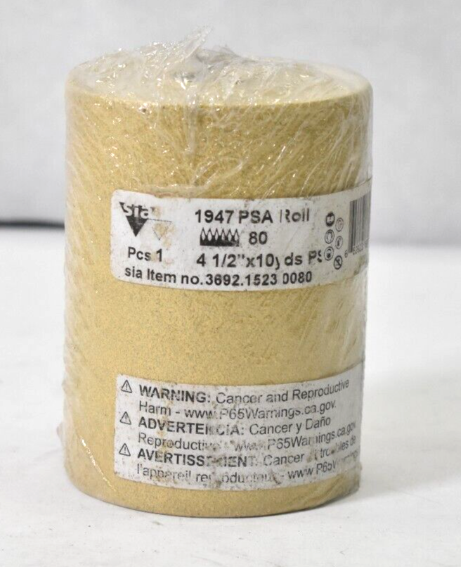 Sia Abrasives Semi-Friable Aluminum Oxide Grit Abrasive Roll 4-1/2" x 10yd