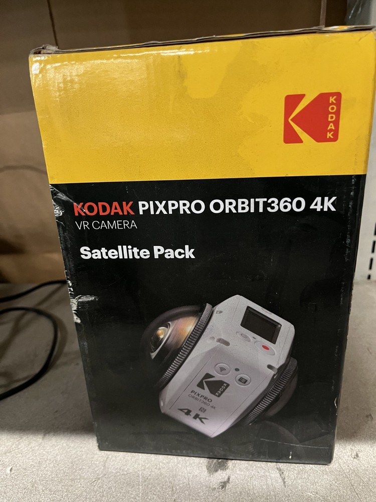 Open box - New Kodak Pix pro Orbit360 4K VR Camera Satellite Pack