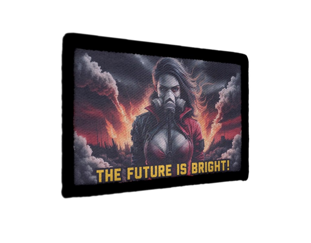 Future Is Bright Nuclear War Explositon Patch Sew on [sub]