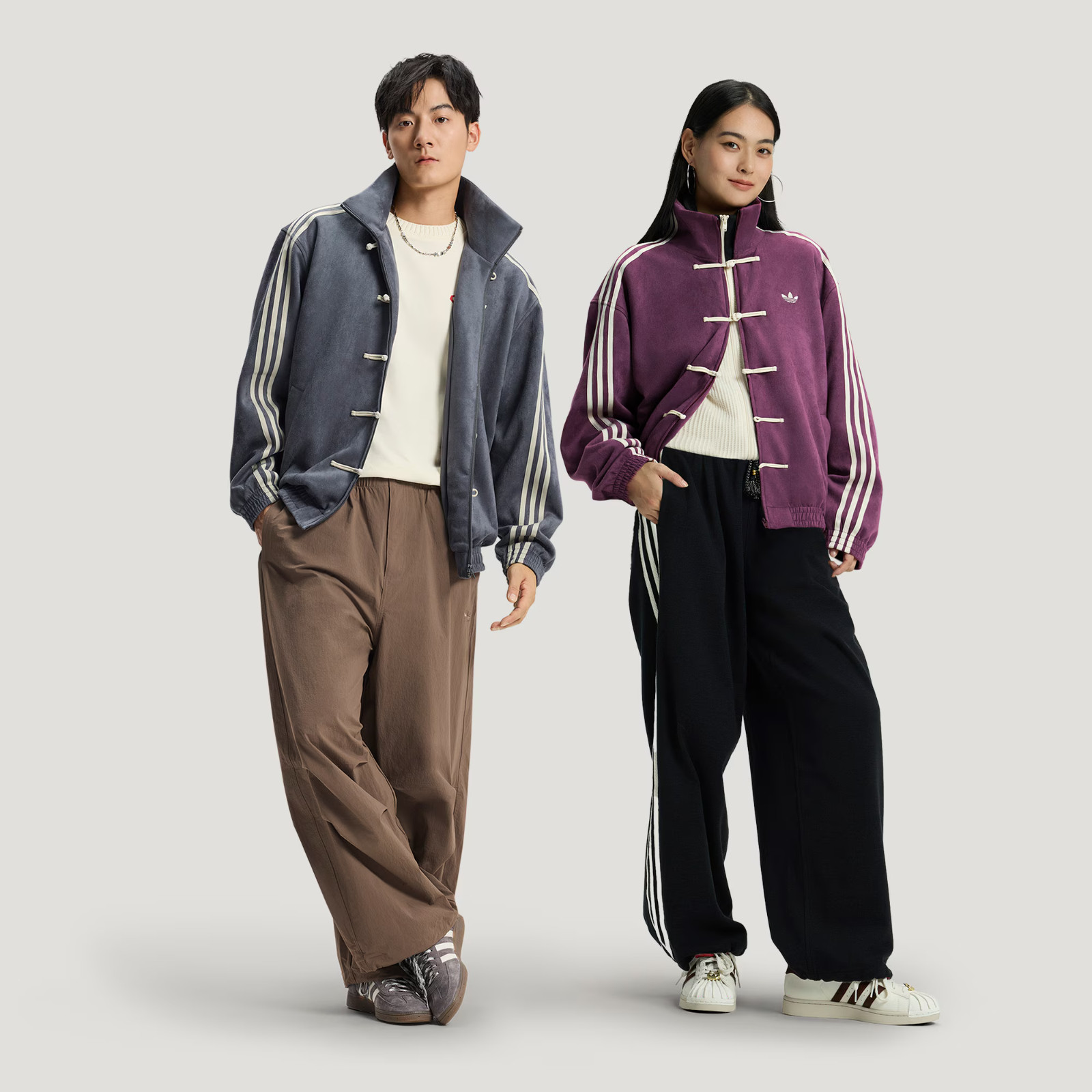 Adidas ORIGINALS CTT Chinese Jacket Purple Unisex NEW RARE LIMITED EDITION SizeS