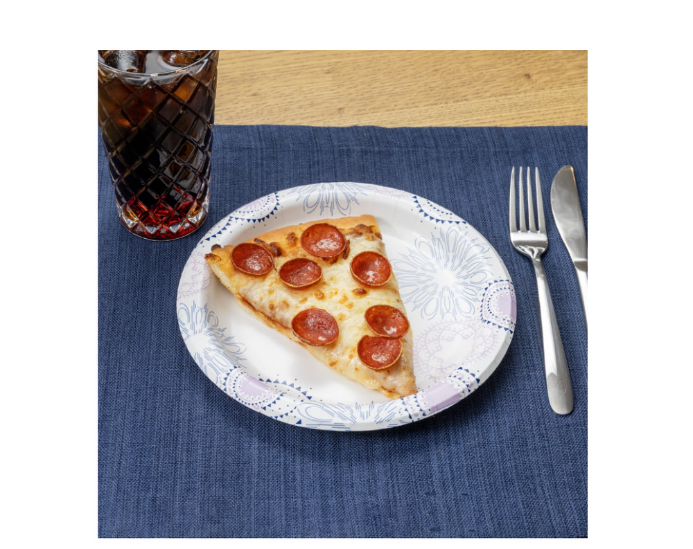Great Value Disposable Paper Plates, 8.5", 200 Count