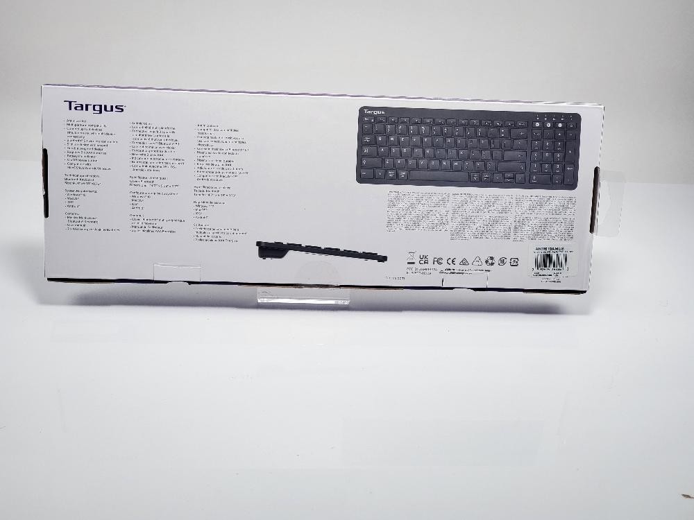 Targus Midsize Multi Device Bluetooth Keyboard Mouse Bundle Cross Platform Set
