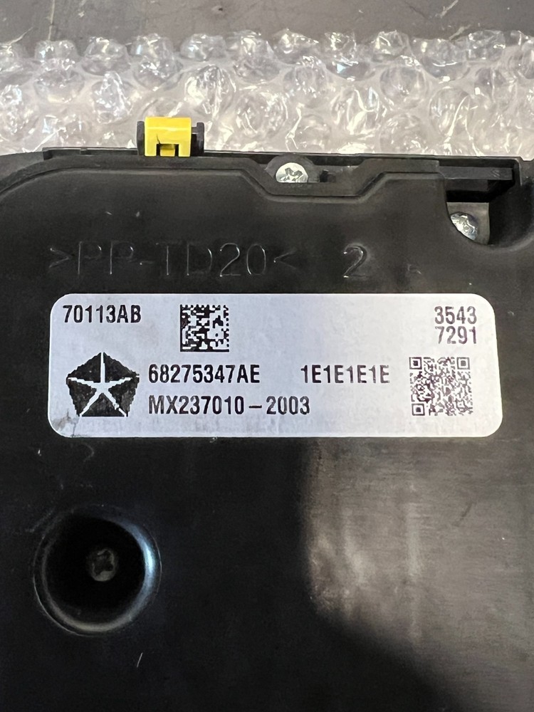 Genuine Mopar Vehicle Feature Controls Center Stack 68275347AE