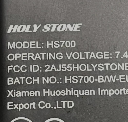 Holy Stone HS700 Drone Lower Body Frame