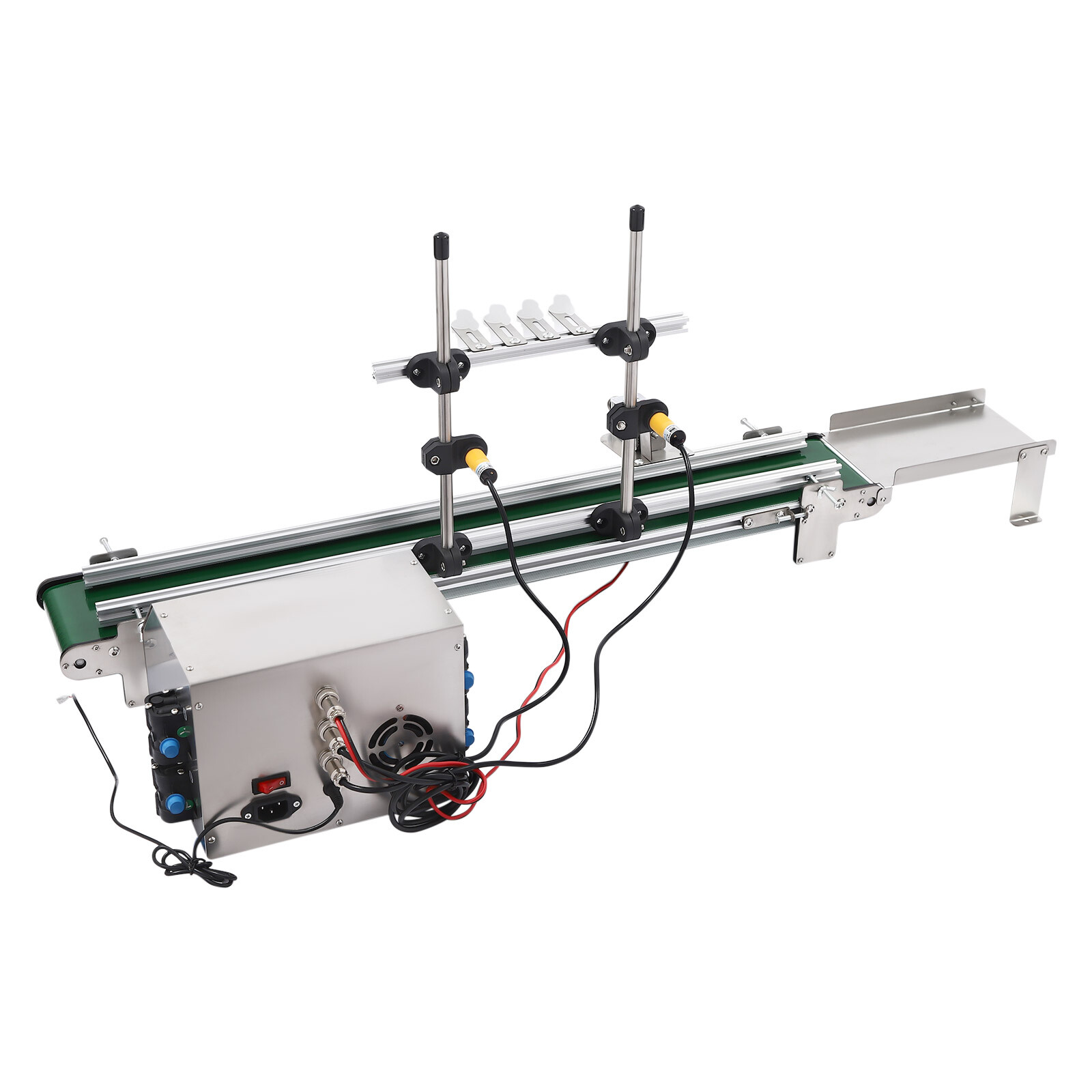 4-Head Automatic Liquid Filling Machine Mini Filling Line 10-500ml Bottle Filler