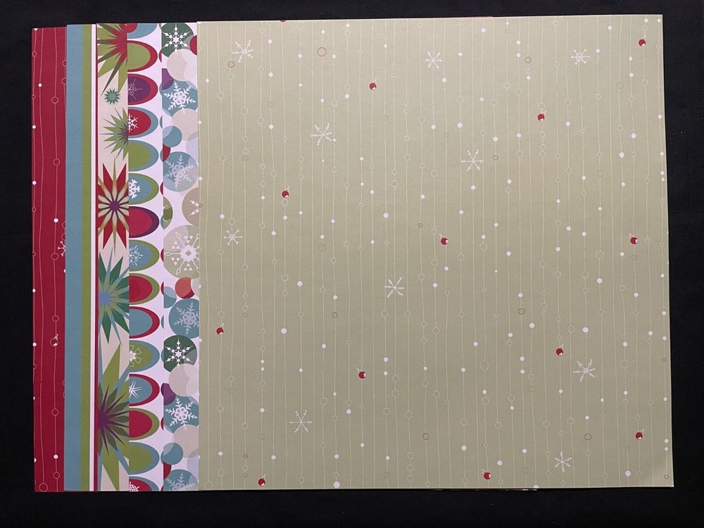 MOD CHRISTMAS 12X12 SINGLE-SIDED PAPERS