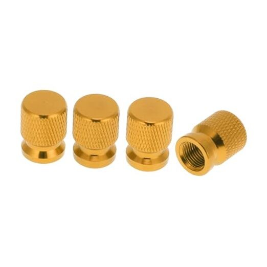 4 Pcs Mesh Pattern Tire Valve Stem Caps Decorative Tyre Valve Dust Covers