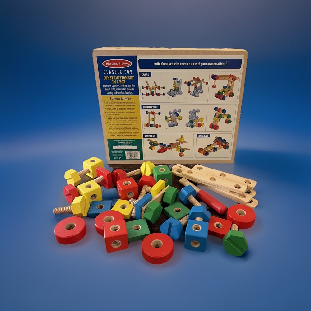 Melissa and Doug Wooden Construction Set