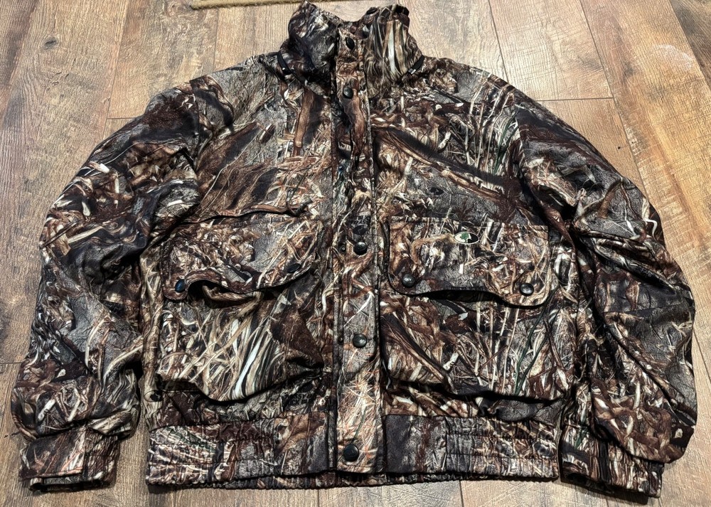Mossy Oak Wader Jacket Mens Size Medium Duck Camo