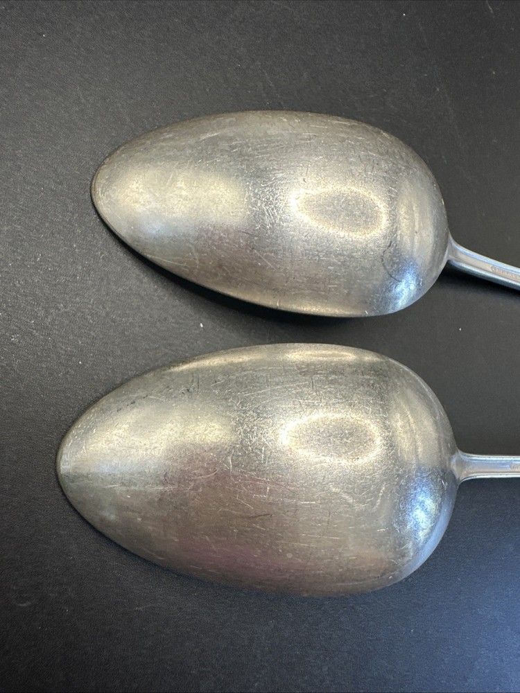 Oneida Community Silver Plate Evening Star 2- Serving Spoons
