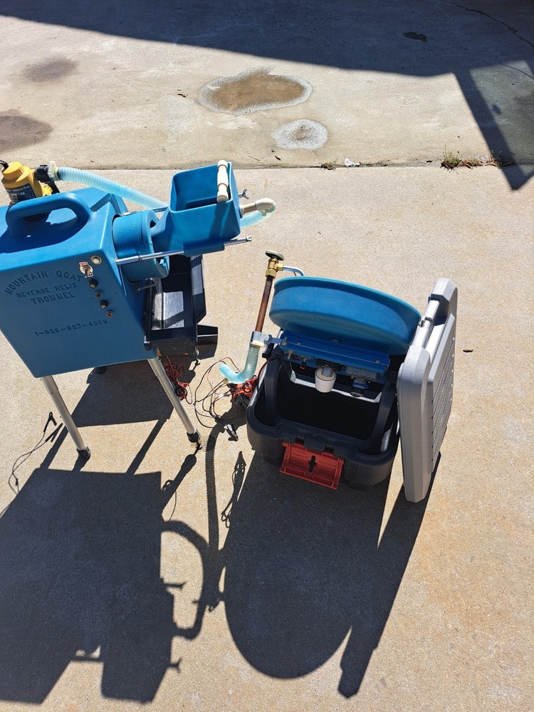 Mountain Goat Reverse Helix Trommel -Fox Wheel- Mini Gold Processing Plant.