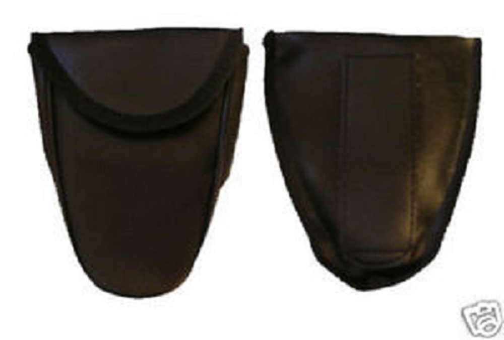 Handcuff Case  Hand Cuffs Belt Loop on Back Hook & Loop Flap Closure Cuff