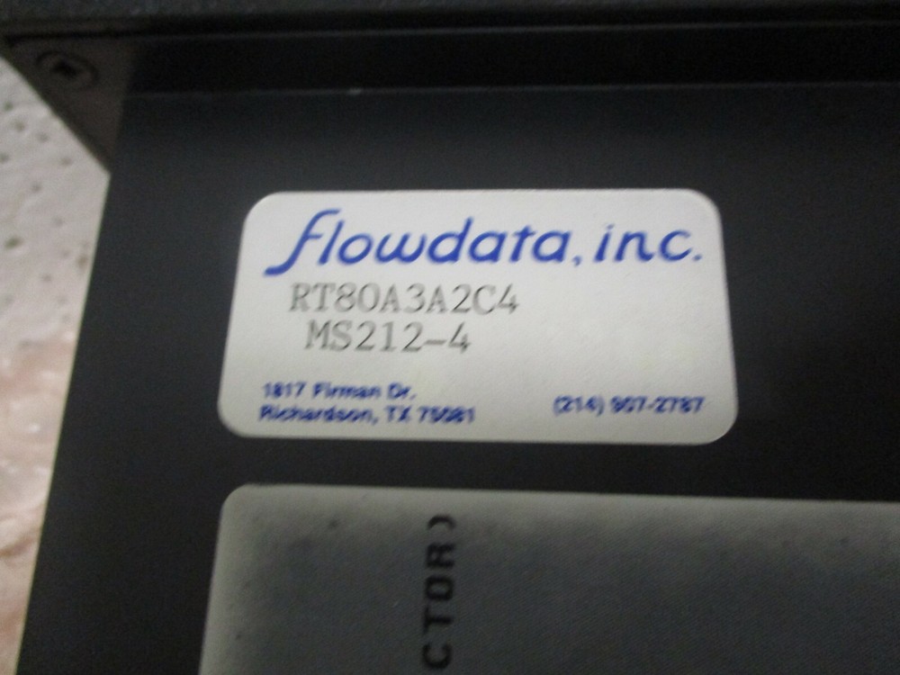 Flowdata RT 8000 Series Totalizer RT80A3A2C4 MS212 -4