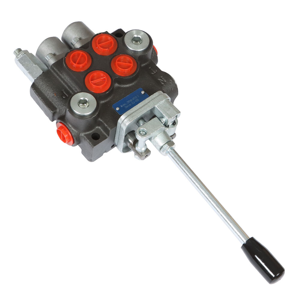 2 Spool 11GPM Hydraulic Control Valve Double Acting Tractor Loader W/Joystick