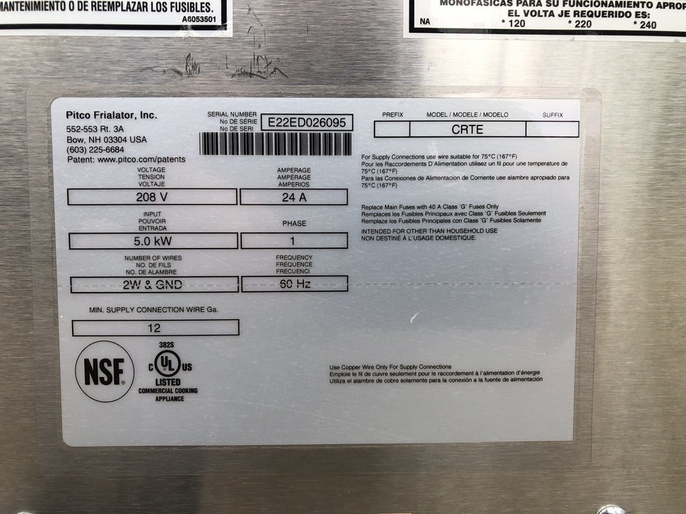 PITCO SOLTICE CRTE WIRE SOUP RACK, 8 SECTION, CRTE RETHERMALIZER