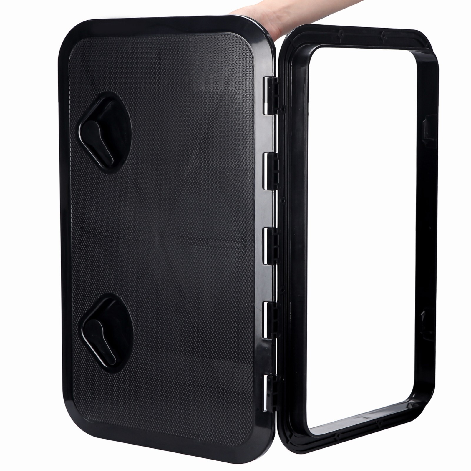 Boat Hatch White -Black 4" 6" 8" Round Inspection Hatch & Boat Hatch Cover Lids