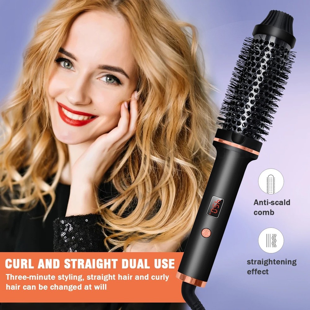 Iron Curling Iron Straight Curling Large Curl Inside Button Bangs Perm Natural