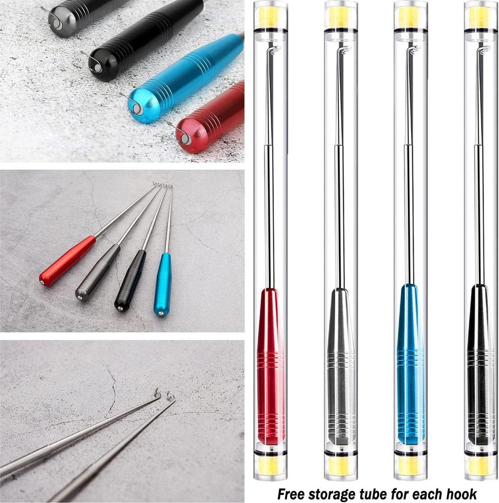 YIMISION Stainless Steel Fish Hook Remover Tool, 4PCS Quick Release Kit