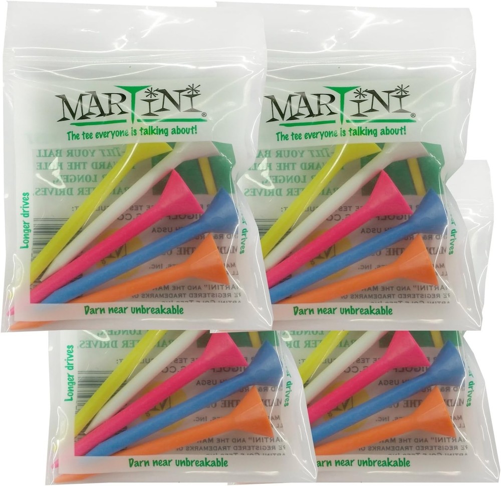 Golf Tees Assorted 5-Pack 4 Count