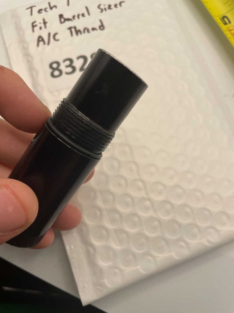 Tech T Fit Barrel Sizer A/C Thread 3 inch - Black