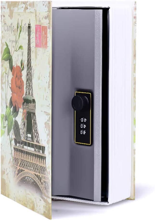 Book Safe Security Hidden Diversion Storage, Combination Lock, Choice Styles,NEW