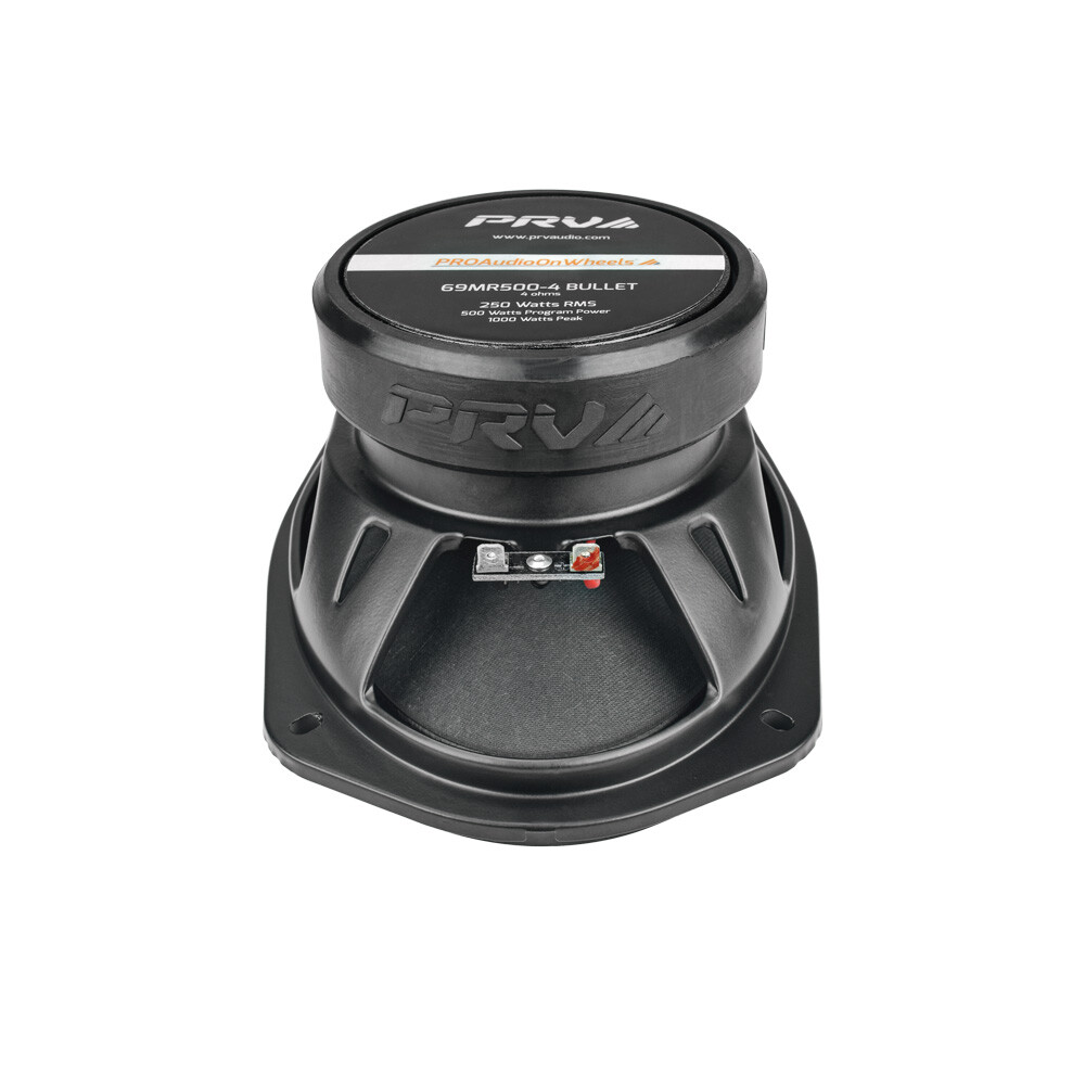 2x Loud 6x9" Car Speakers PRV 500 Watt 4 Ohm Midrange PRO Audio 69MR500-4 BULLET