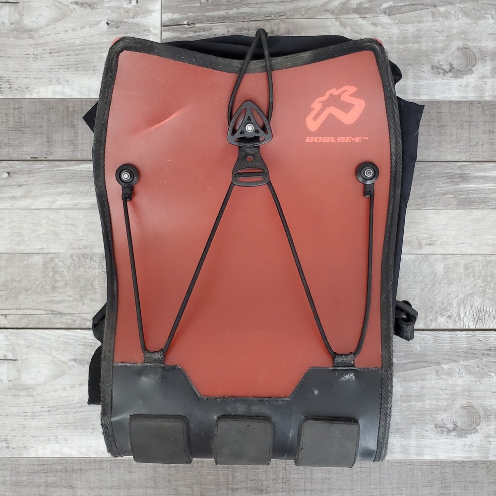 Boblbee Vintage 2003 Red Orange Adjustable Strap Hard Case Motorcycle Backpack
