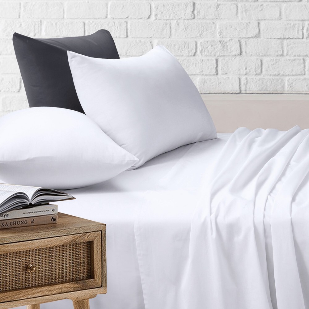 Bed Sheets Single Double King Queen King Single Super King Flat Fitted Sheet