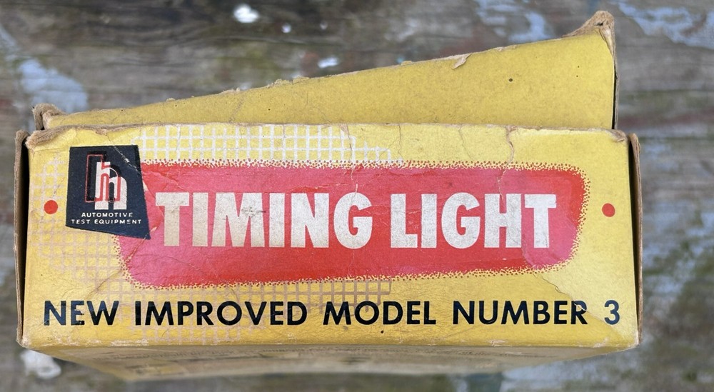 VINTAGE HANSON TIMING Light # 3 Bakelite w/ box & instruction sheet