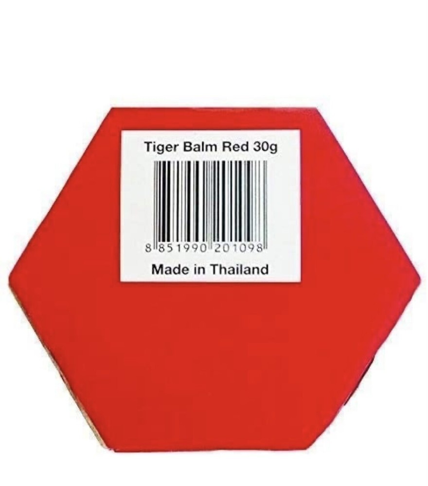 Tiger Balm (Red) Thai version- 1 Jar x 30g