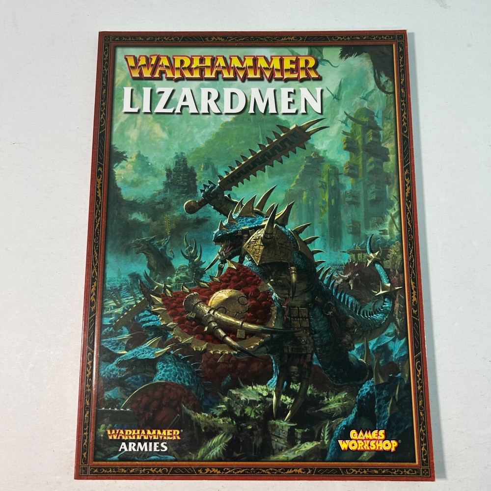 Warhammer Fantasy Lizardmen Army Codex Softcover Book 2008 Games Workshop