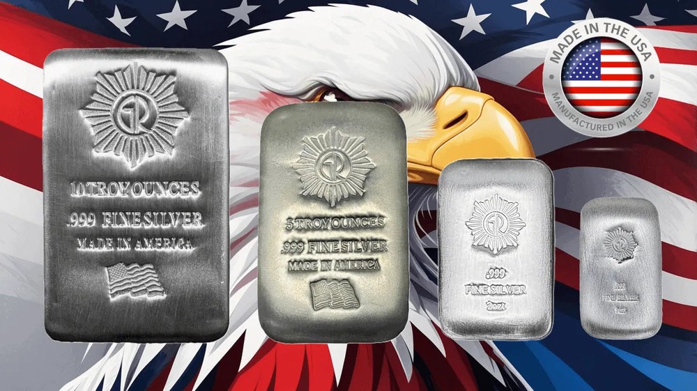 2 oz Silver .999 Cast Bar