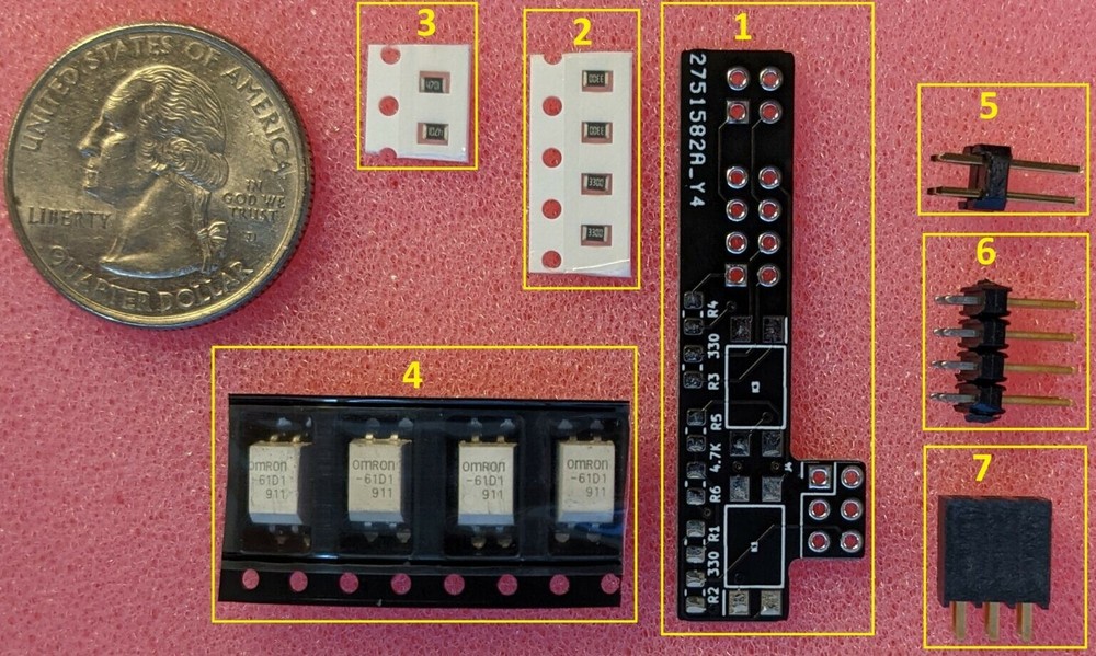 Pi-KVM ATX Controller board.  Fully assembled and tested.