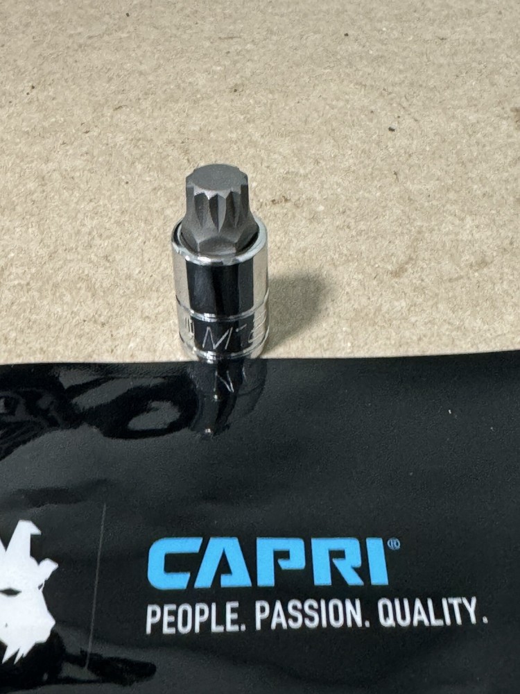 Capri M12 3/8" Drive Triple Square Impact Bit Sockets Tools New