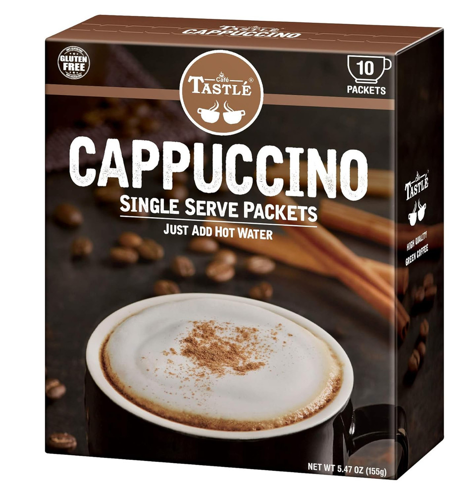 Cafe Tastlé Single Serve Cappuccino Coffee, 10 Count