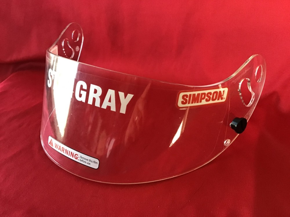 NOS Simpson 84304 Stingray Helmet Shield Clear For Stingray & Devil Ray Helmets
