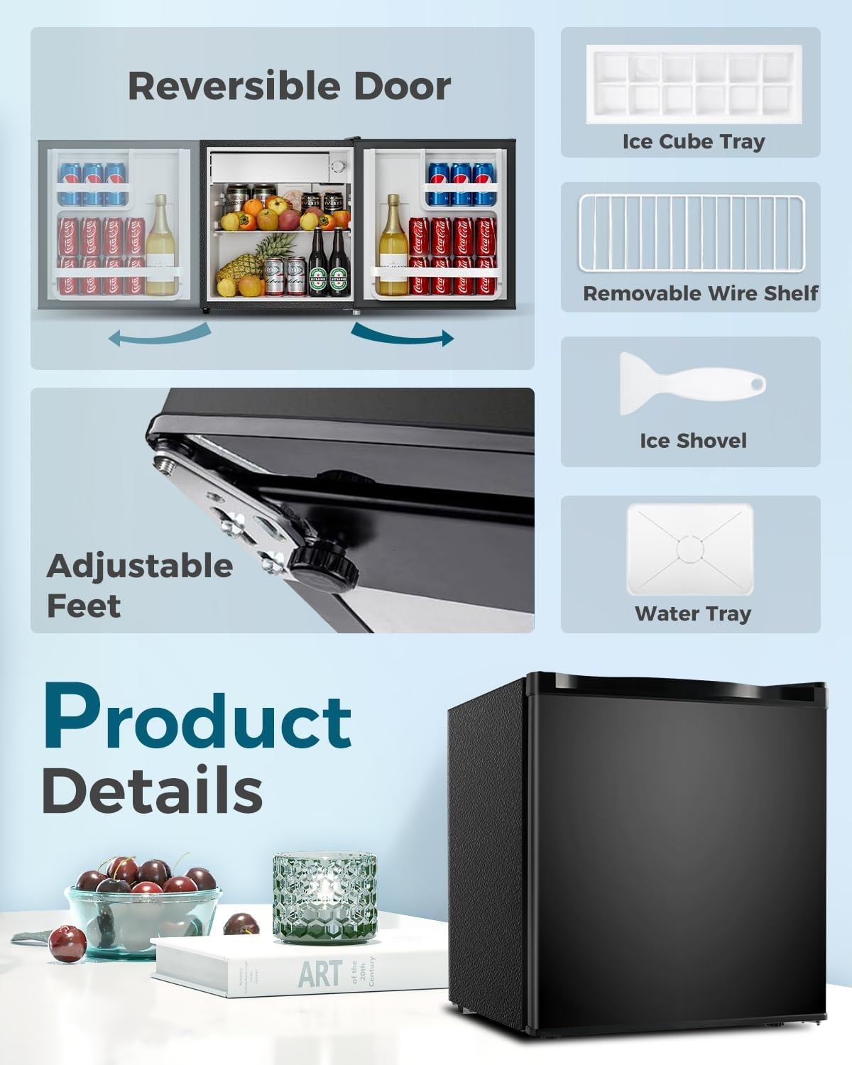 Small Fridge with Freezer Single Door | Final Clearance SALE | Random Color