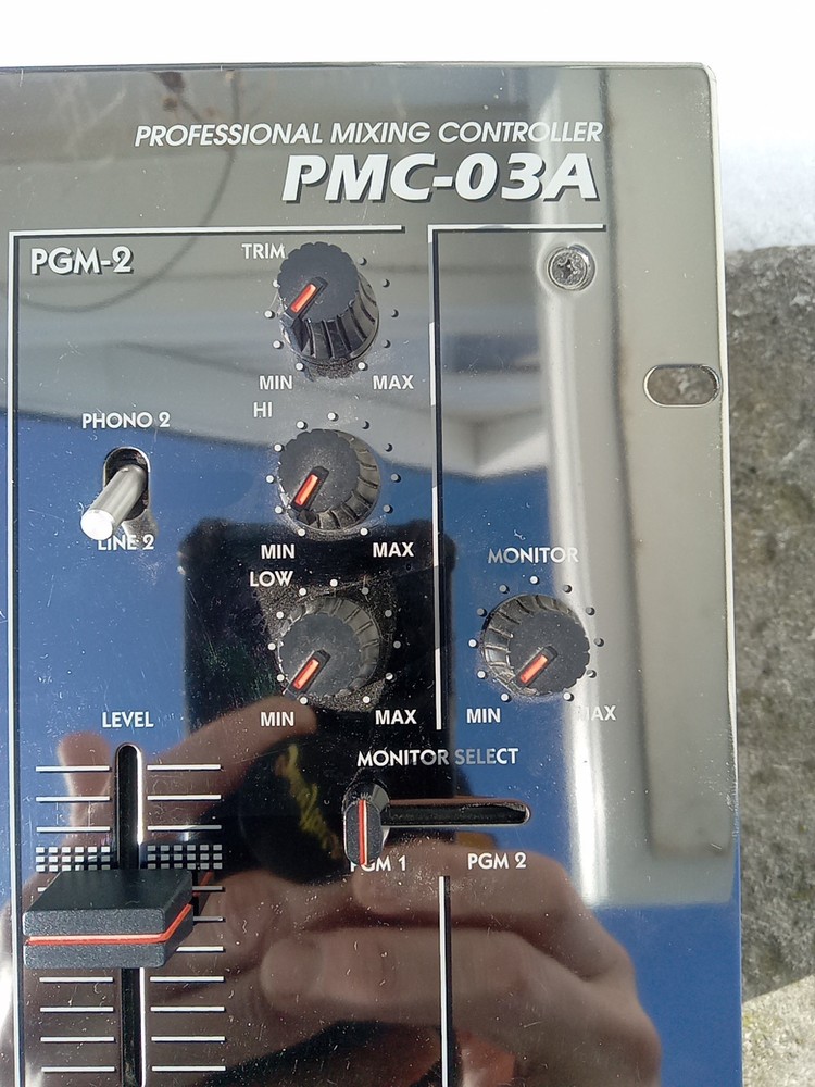 Vestax PMC-03A Professional Mixing Controller DJ Mixer Silver 2ch