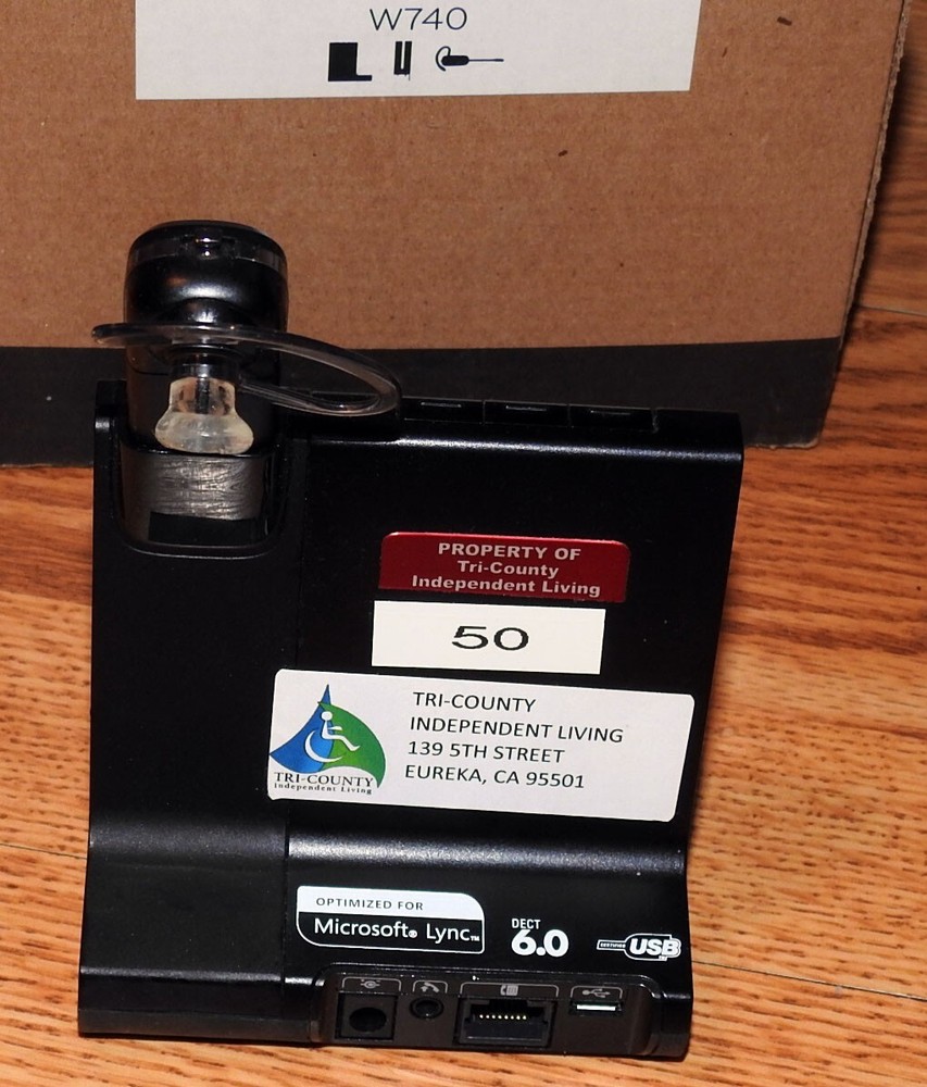 Plantronics WO2 SAVI W740 Convertible Wireless DECT Headset System.