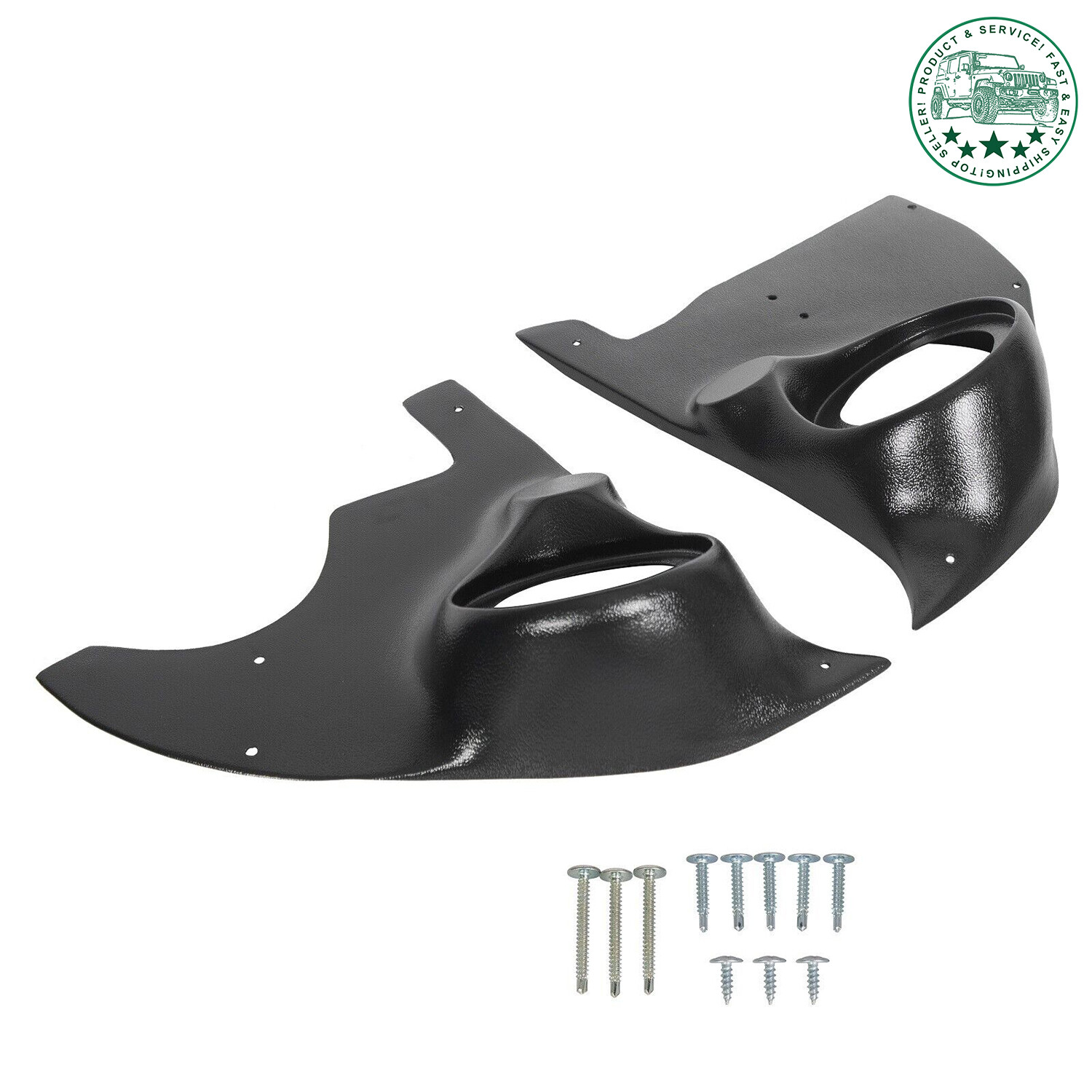 Pair Speaker Kick Panels For Chevrolet C10/C15 81-1987 Chevrolet Blazer Crew Cab